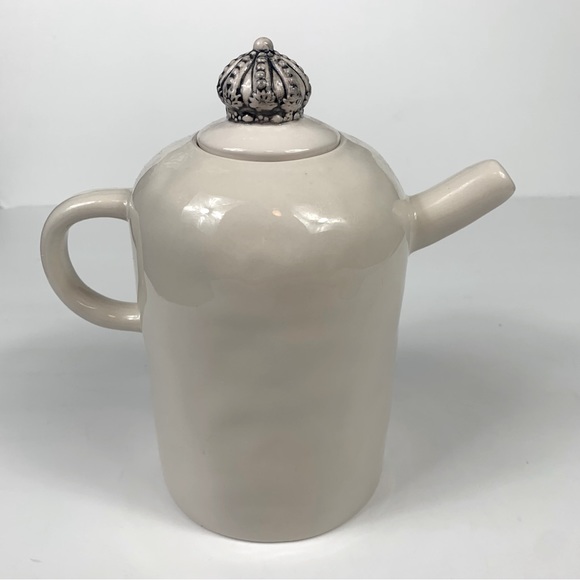 Rare HTF Rae Dunn Have a Royal Day Queen Crown Teapot - Picture 9 of 14